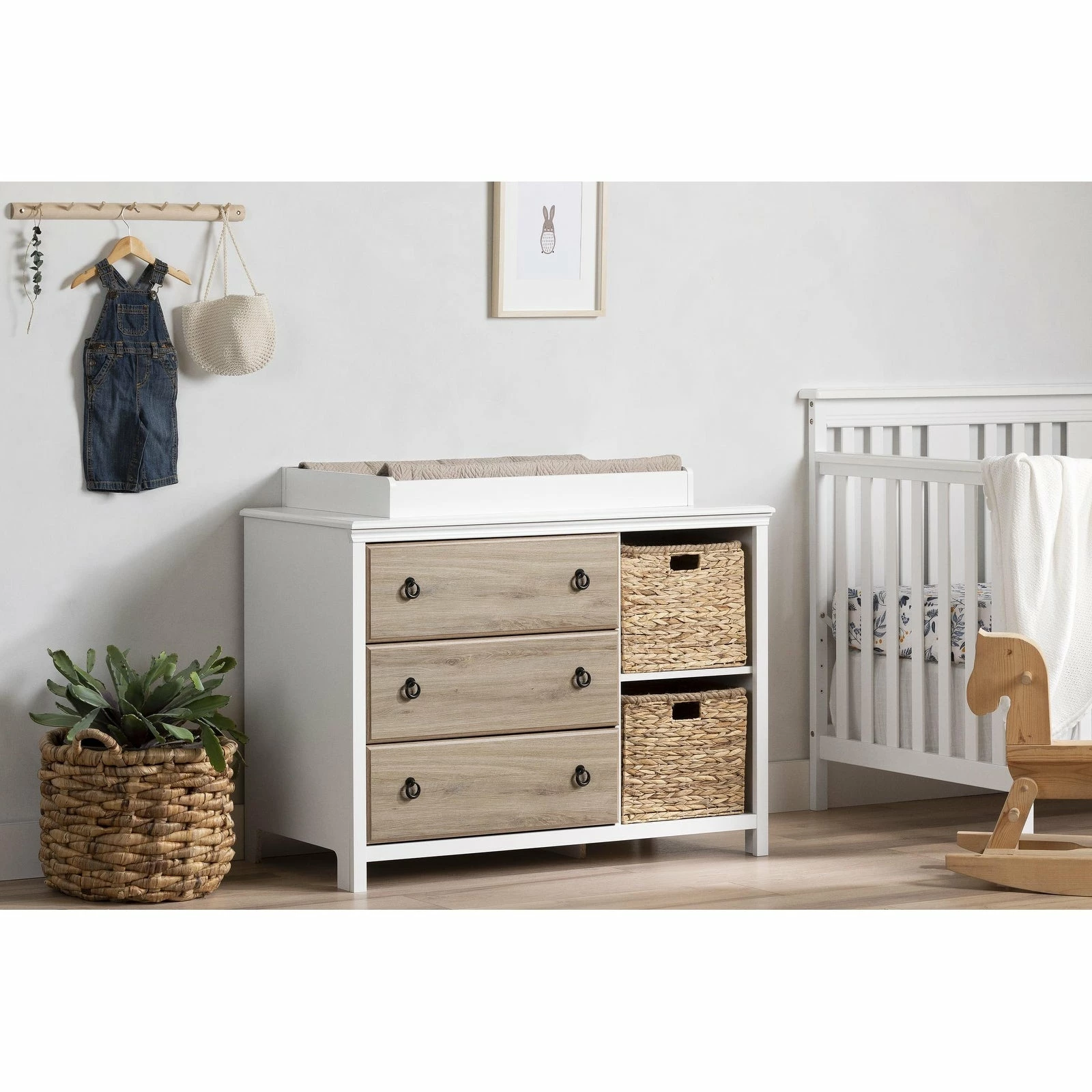 Budget ๐คฉ South Shore Furniture South Shore Cotton ๐ฌ Candy Changing Table - 1'8" X 3'10" X 3'2" ๐ - Image 4