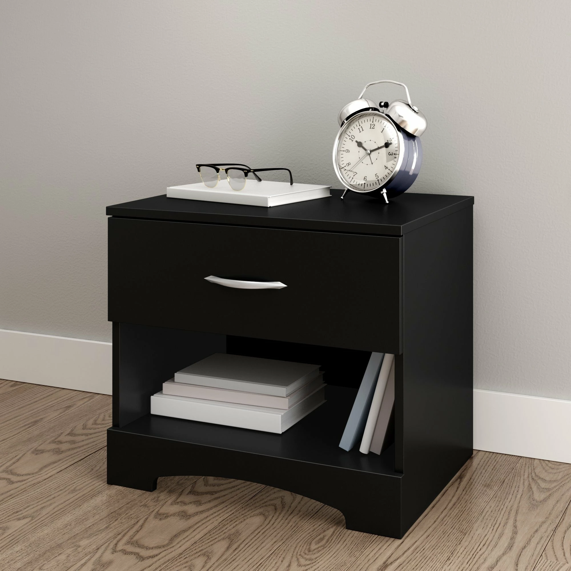 Deals ๐ South Shore Furniture South Shore Step One 1-drawer Nightstand Pure Black ๐ฅฐ - Image 7