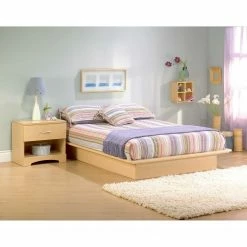 Cheapest 👏 South Shore Furniture South Shore Step One Full-size Platform Bed Gray Oak 🌟